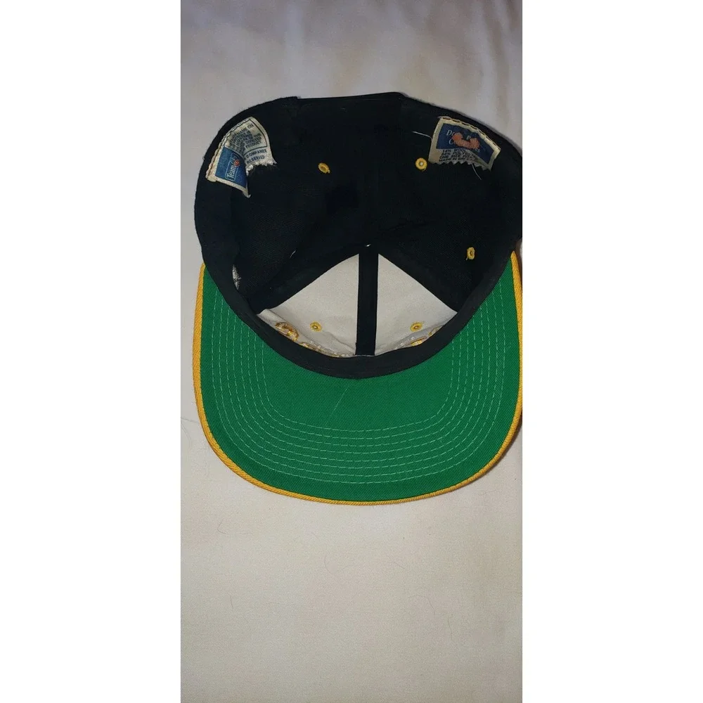 Vintage Pittsburgh Steelers Drew Pearson Snapback Hat Black Gold NFL Cap